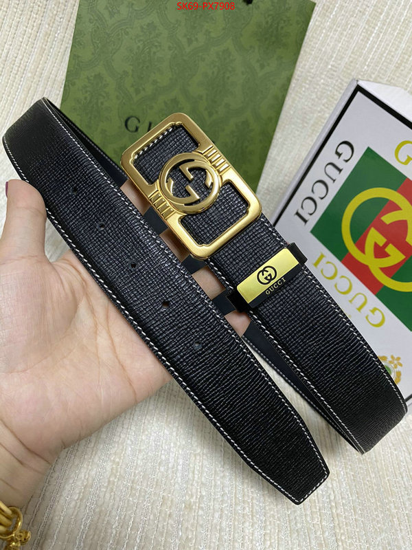 Belts-Gucci aaaaa+ replica ID: PX7908 $: 69USD