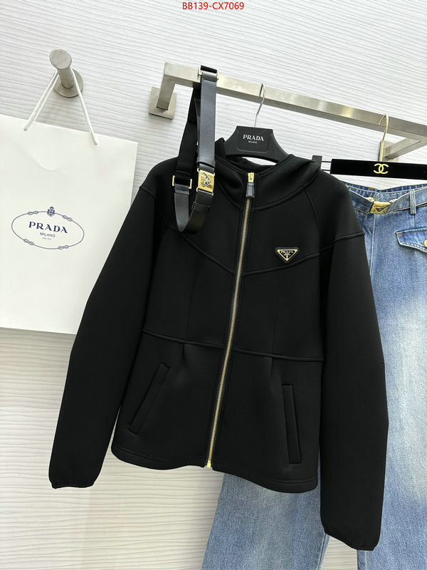 Clothing-Prada shop the best high authentic quality replica ID: CX7069 $: 139USD