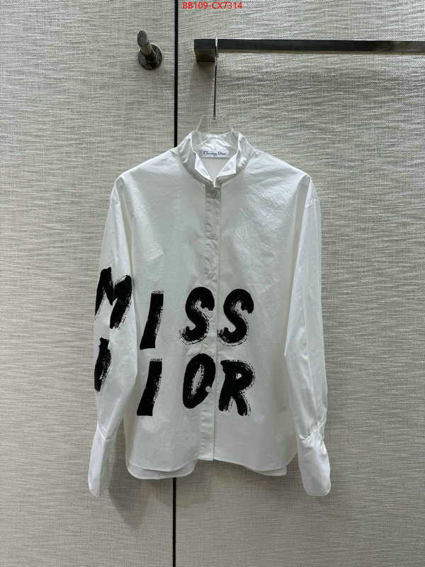 Clothing-Dior high quality 1:1 replica ID: CX7314 $: 109USD