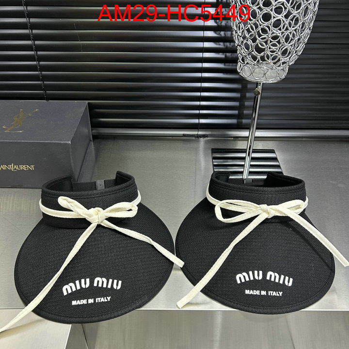 Cap(Hat)-Miu Miu where should i buy to receive ID: HC5449 $: 29USD