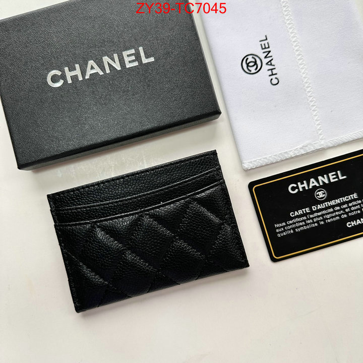 Chanel Bags(4A)-Wallet- top quality replica ID: TC7045 $: 39USD,