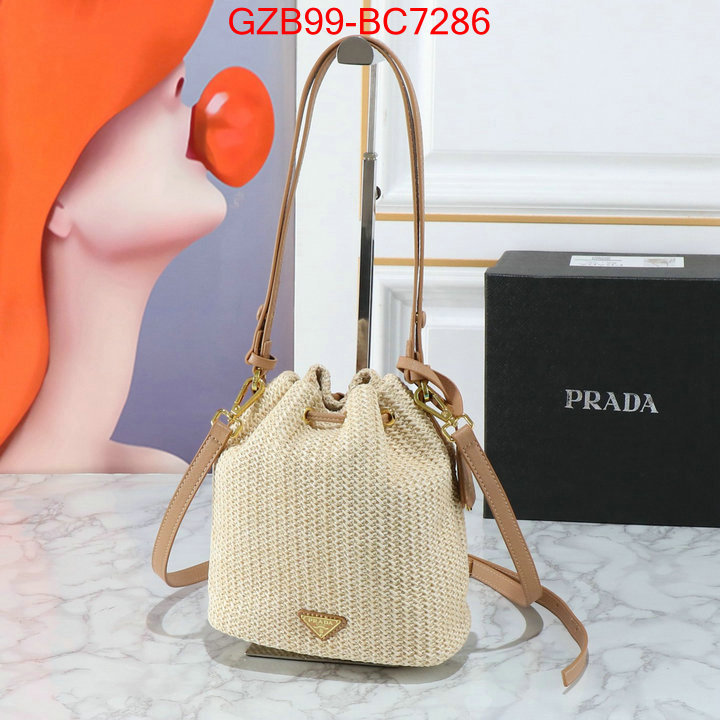 Prada Bags(4A)-bucket bag 2024 aaaaa replica 1st copy ID: BC7286 $: 99USD,