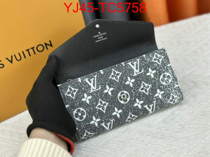 LV Bags(4A)-Wallet mirror quality ID: TC5758 $: 45USD,