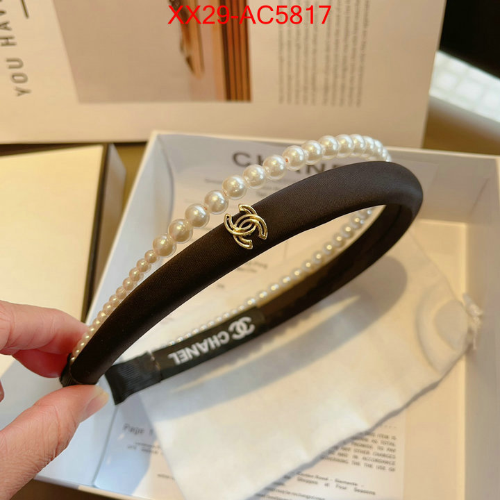 Hair band-Chanel fashion replica ID: AC5817 $: 29USD