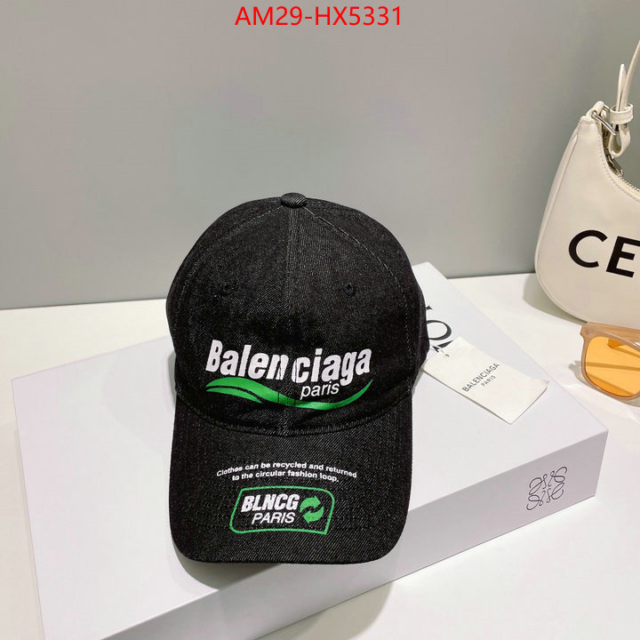 Cap(Hat)-Balenciaga where to buy fakes ID: HX5331 $: 29USD