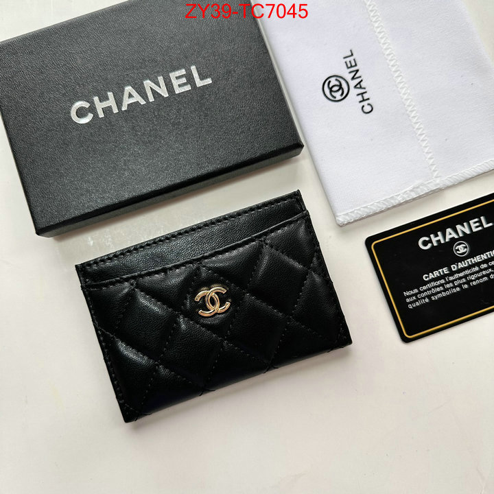 Chanel Bags(4A)-Wallet- top quality replica ID: TC7045 $: 39USD,