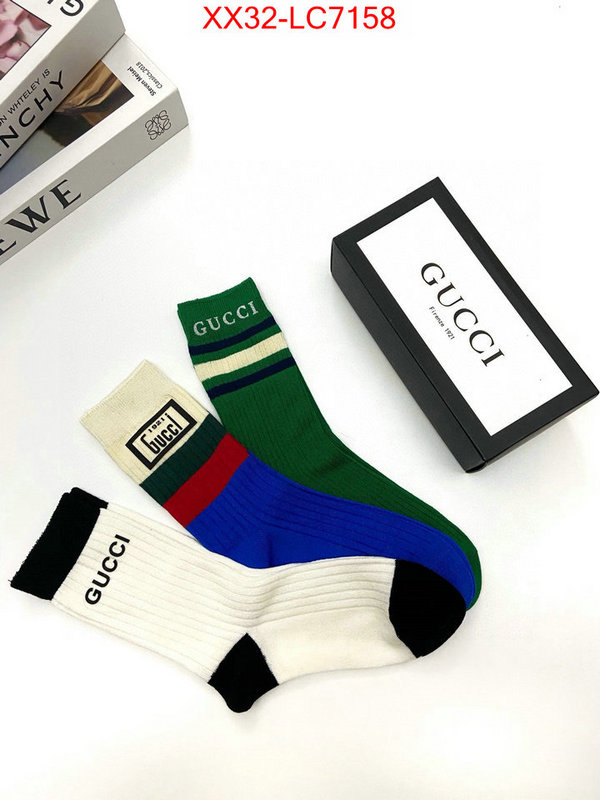 Sock-Gucci the top ultimate knockoff ID: LC7158 $: 32USD