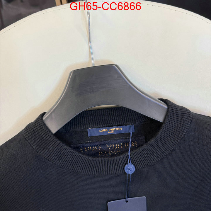 Clothing-LV top fake designer ID: CC6866 $: 65USD