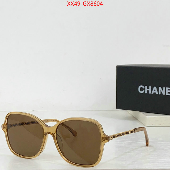 Glasses-Chanel brand designer replica ID: GX8604 $: 49USD