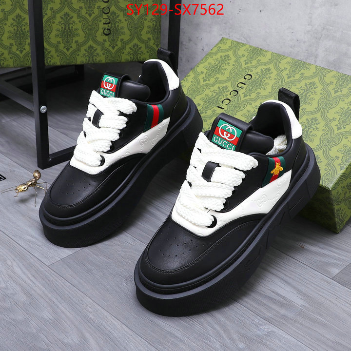 Men Shoes-Gucci buy best quality replica ID: SX7562 $: 129USD