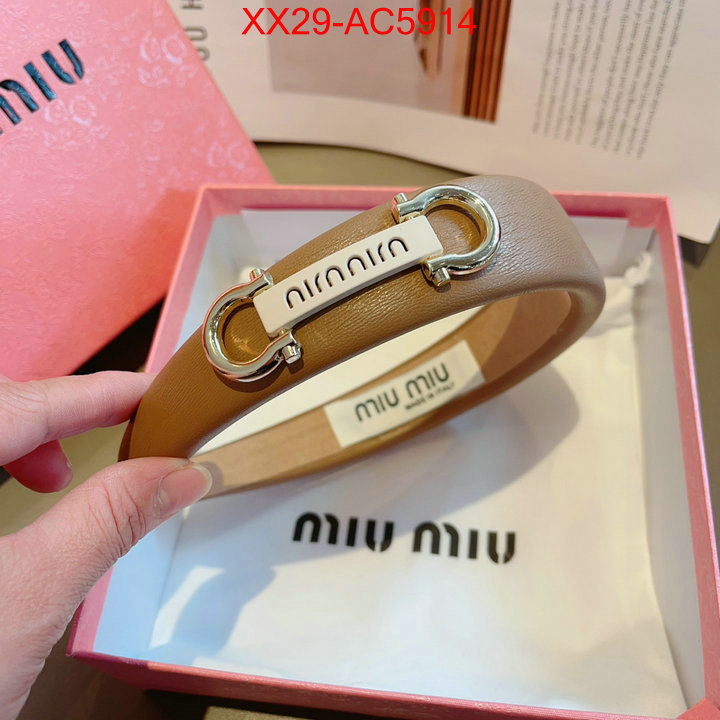 Hair band-MIU MIU 2024 luxury replicas ID: AC5914 $: 29USD