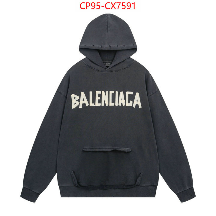 Clothing-Balenciaga designer wholesale replica ID: CX7591 $: 95USD