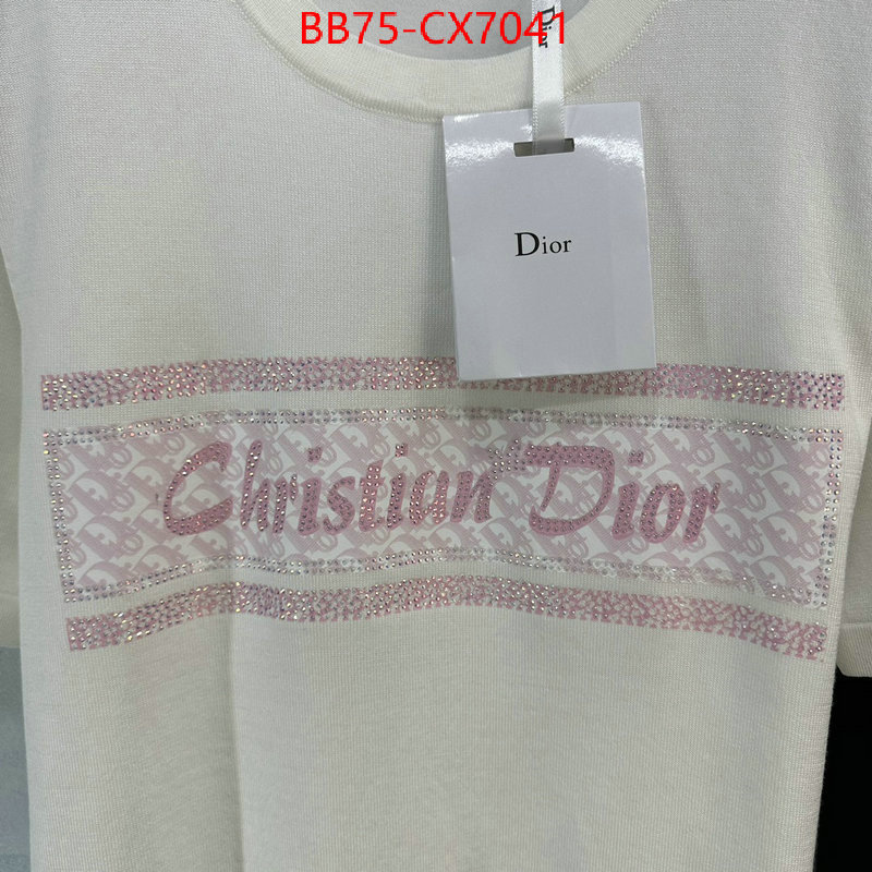 Clothing-Dior online sales ID: CX7041 $: 75USD