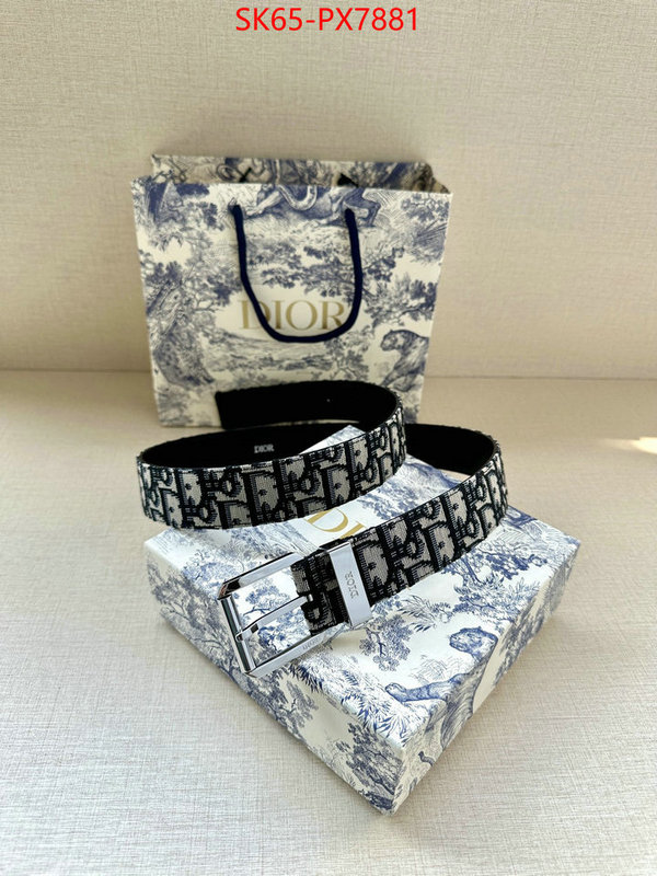 Belts-Dior online shop ID: PX7881 $: 65USD