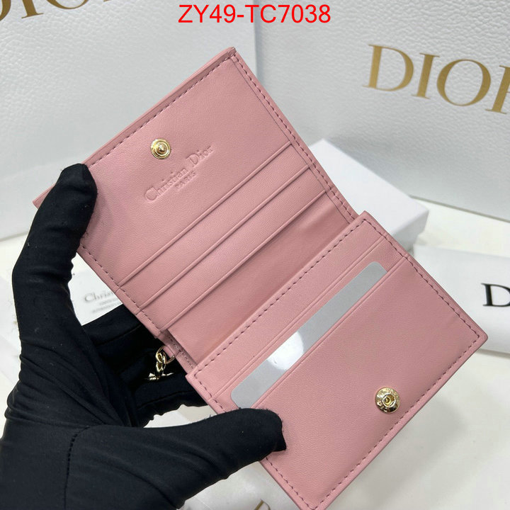 Dior Bags(4A)-Wallet- buy ID: TC7038 $: 49USD,