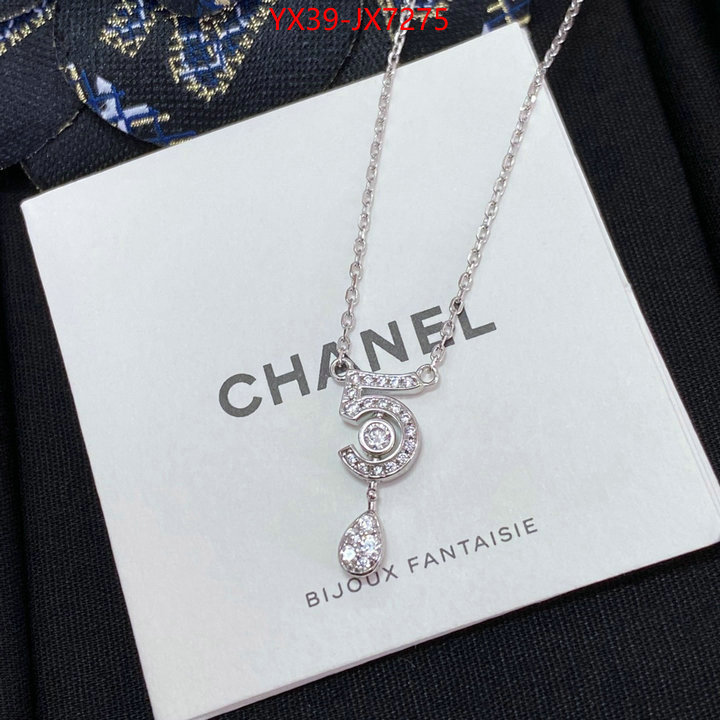 Jewelry-Chanel wholesale replica shop ID: JX7275 $: 39USD