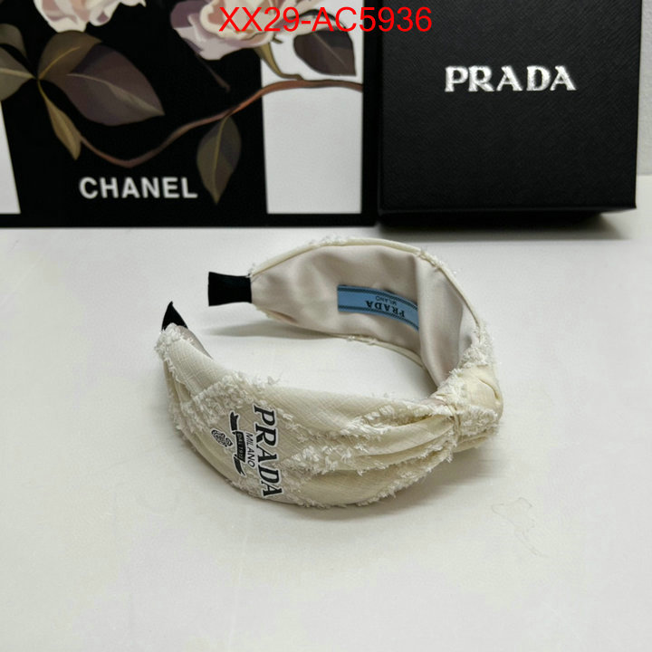 Hair band-Prada high quality ID: AC5936 $: 29USD