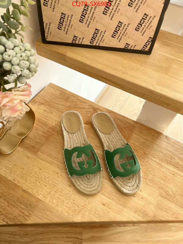 Women Shoes-Gucci best quality fake ID: SX6983 $: 79USD