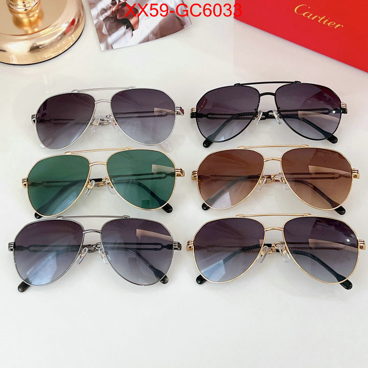 Glasses-Cartier how to buy replica shop ID: GC6033 $: 59USD