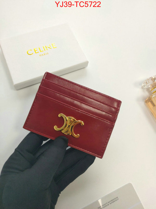 CELINE Bags(4A)-Wallet the best quality replica ID: TC5722 $: 39USD,