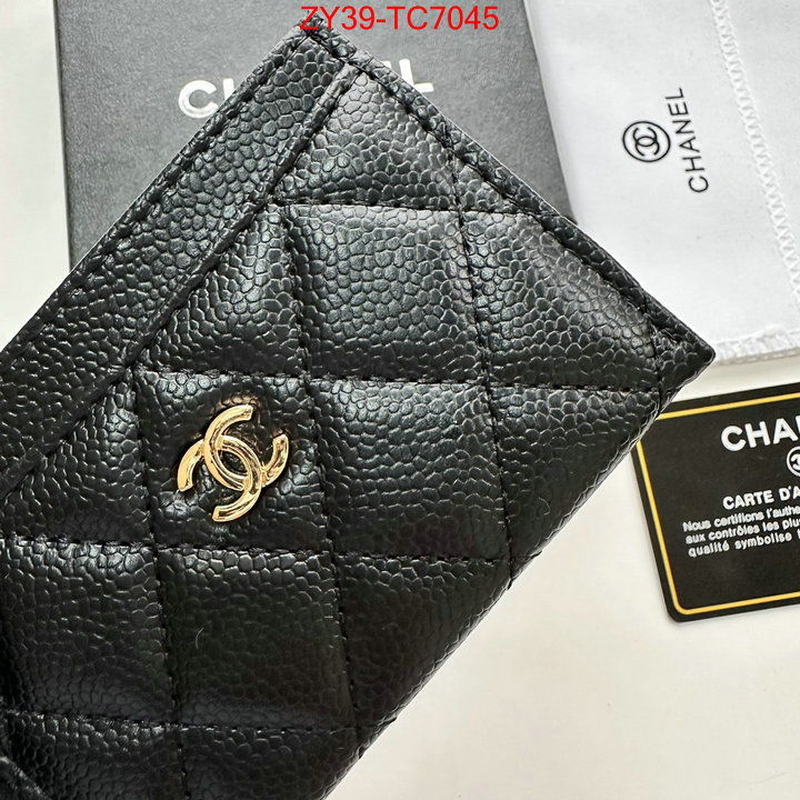 Chanel Bags(4A)-Wallet- top quality replica ID: TC7045 $: 39USD,