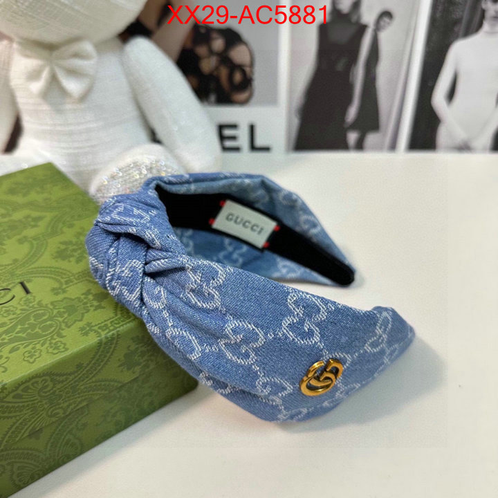 Hair band-Gucci fake ID: AC5881 $: 29USD