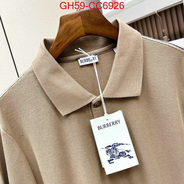 Clothing-Burberry what is top quality replica ID: CC6926 $: 59USD