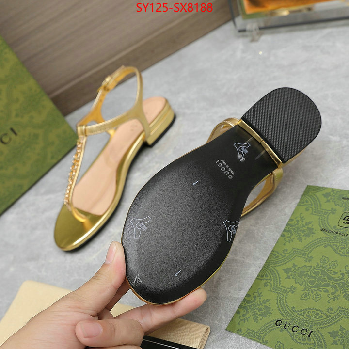 Women Shoes-Gucci outlet 1:1 replica ID: SX8188 $: 125USD