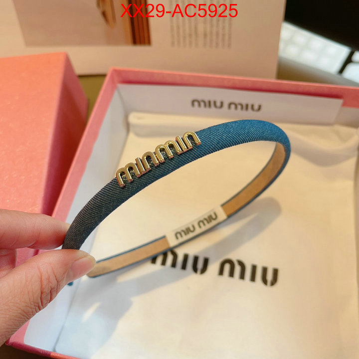 Hair band-MIU MIU buy aaaaa cheap ID: AC5925 $: 29USD