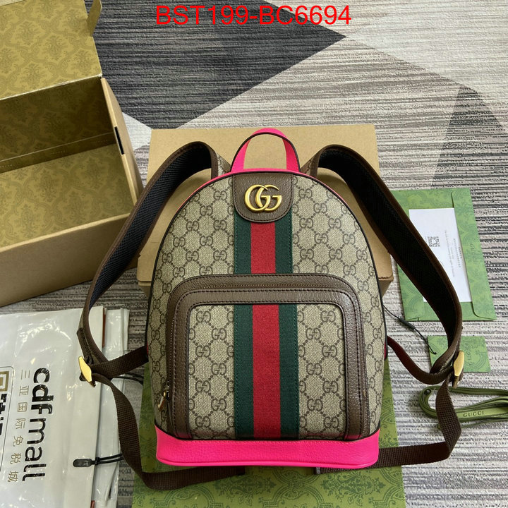 Gucci Bags(TOP)-Backpack- buy cheap ID: BC6694 $: 199USD,