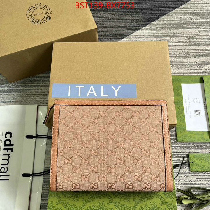 Gucci Bags(TOP)-Clutch- we provide top cheap aaaaa ID: BX7753 $: 139USD,