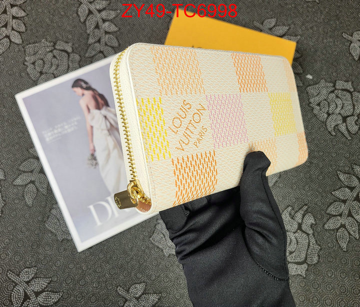 LV Bags(4A)-Wallet knockoff highest quality ID: TC6998 $: 49USD,