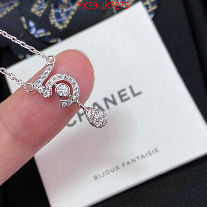 Jewelry-Chanel wholesale replica shop ID: JX7275 $: 39USD