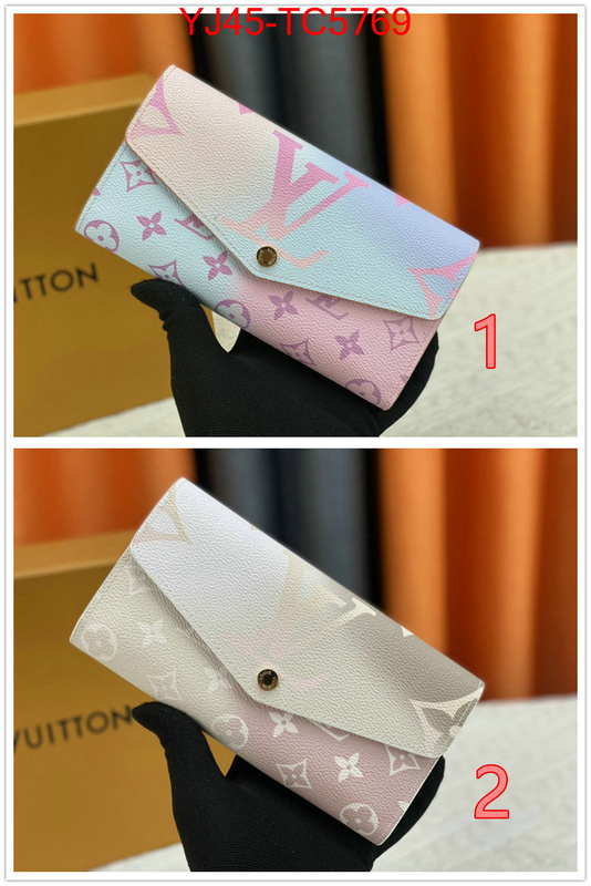 LV Bags(4A)-Wallet replica us ID: TC5769 $: 45USD,