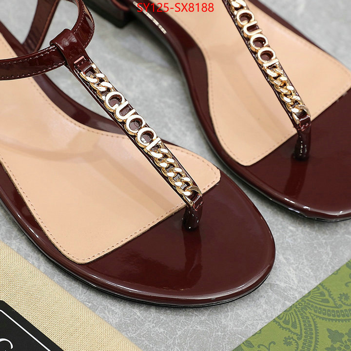 Women Shoes-Gucci outlet 1:1 replica ID: SX8188 $: 125USD