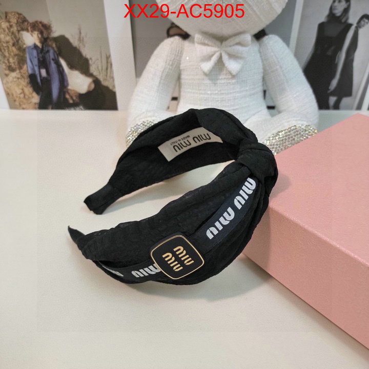 Hair band-MIU MIU 7 star quality designer replica ID: AC5905 $: 29USD