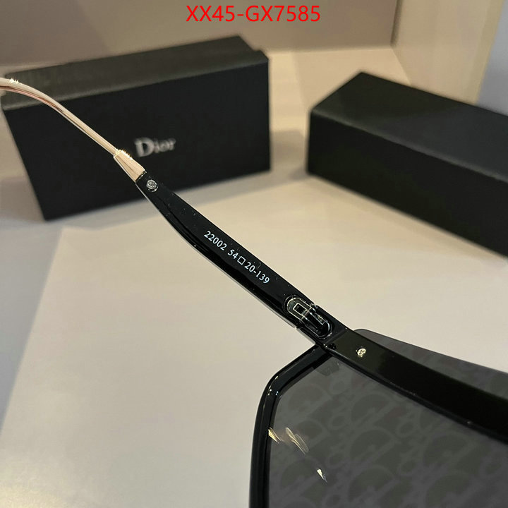 Glasses-Dior fake high quality ID: GX7585 $: 45USD