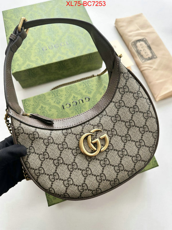 Gucci Bags(4A)-Handbag- what are the best replica ID: BC7253 $: 75USD,