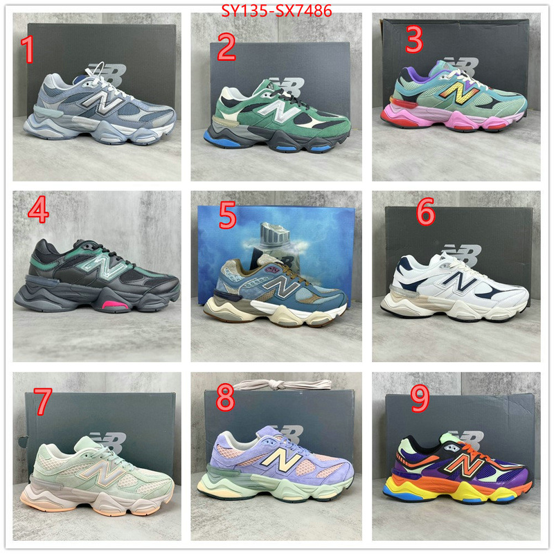 Men Shoes-New Balance luxury fashion replica designers ID: SX7486 $: 135USD