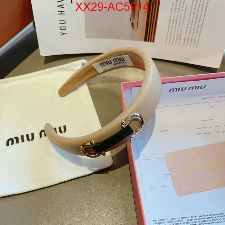 Hair band-MIU MIU 2024 luxury replicas ID: AC5914 $: 29USD