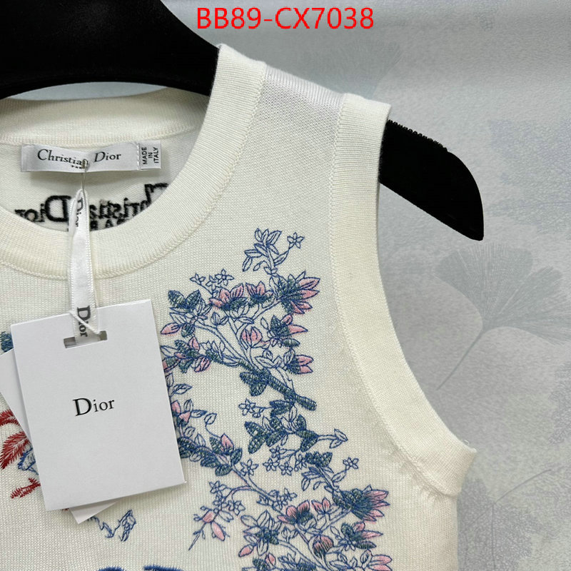 Clothing-Dior luxury 7 star replica ID: CX7038 $: 89USD