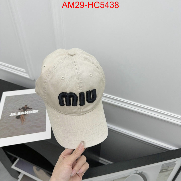 Cap(Hat)-Miu Miu aaaaa quality replica ID: HC5438 $: 29USD