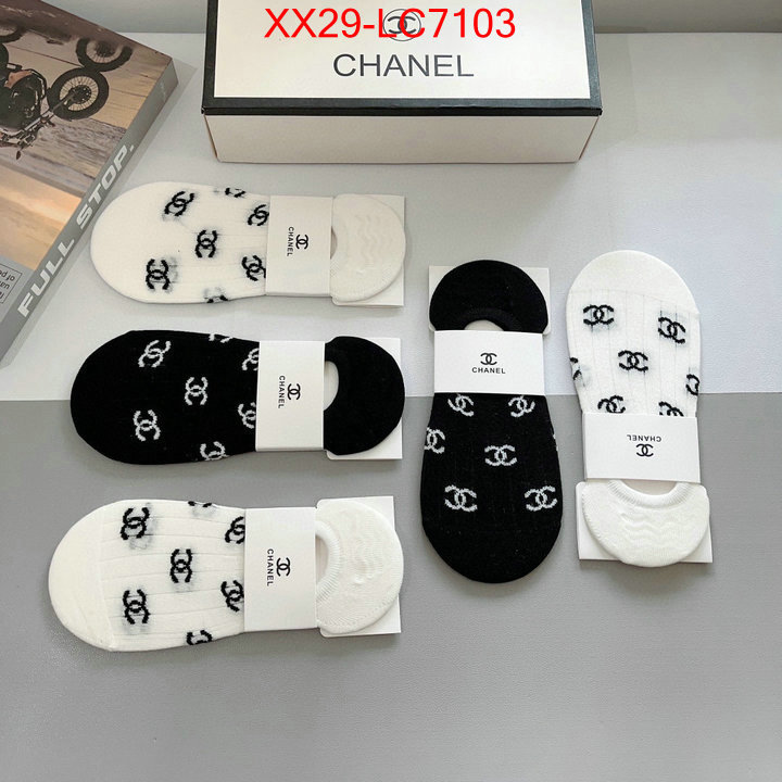 Sock-Chanel sale outlet online ID: LC7103 $: 29USD