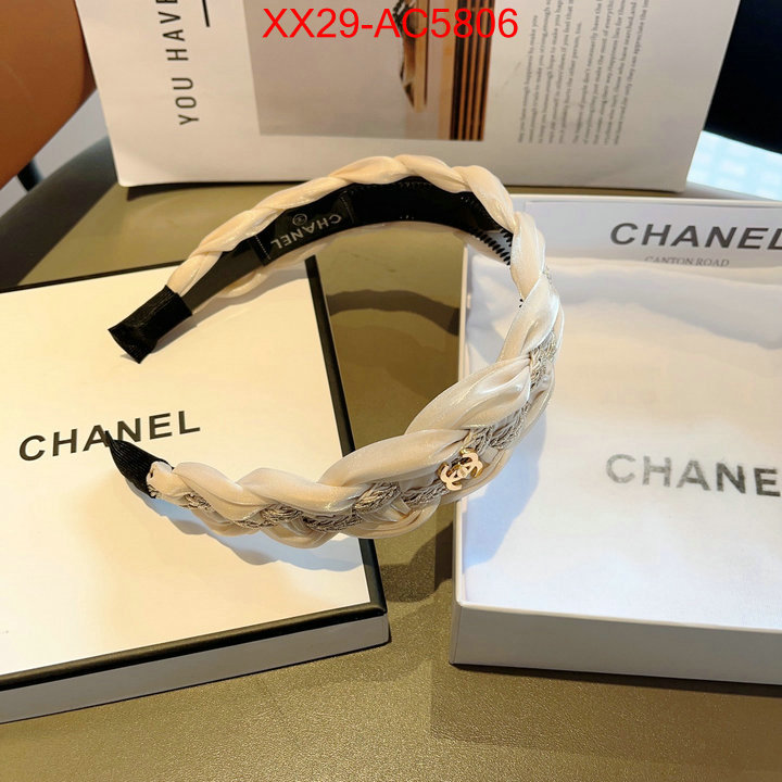 Hair band-Chanel luxury shop ID: AC5806 $: 29USD