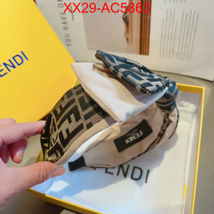 Hair band-Fendi replica 2024 perfect luxury ID: AC5863 $: 29USD