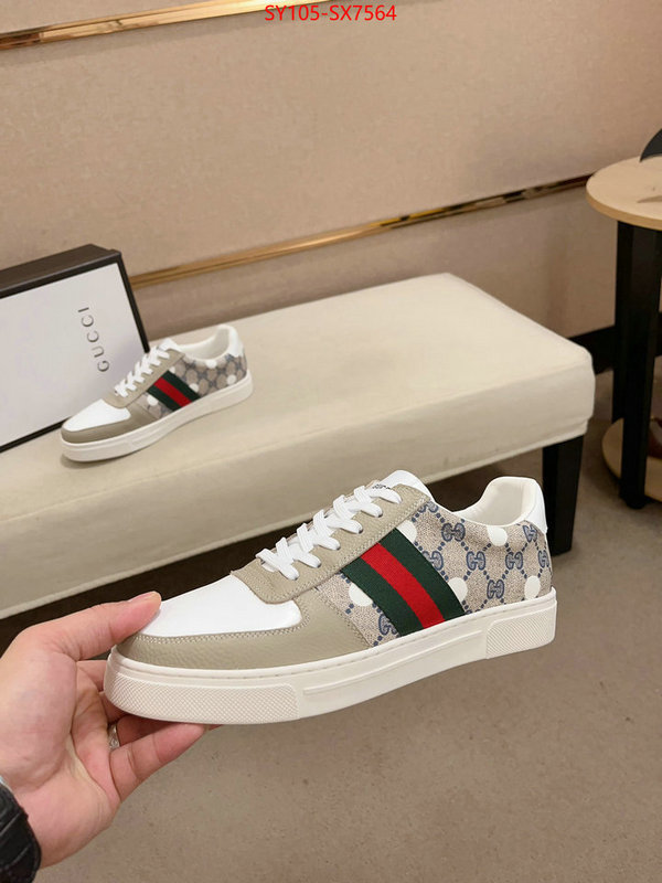 Men Shoes-Gucci can i buy replica ID: SX7564 $: 105USD