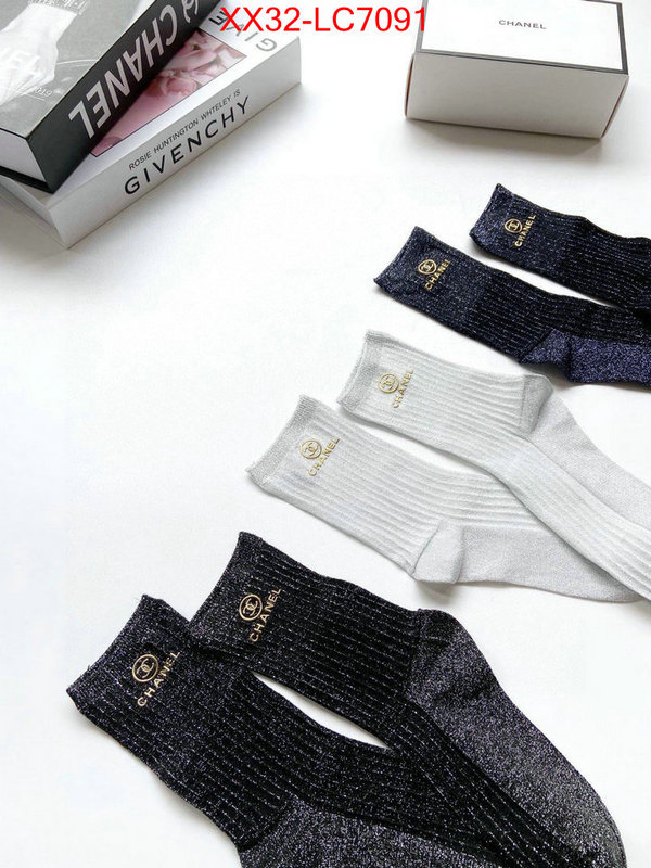 Sock-Chanel exclusive cheap ID: LC7091 $: 32USD