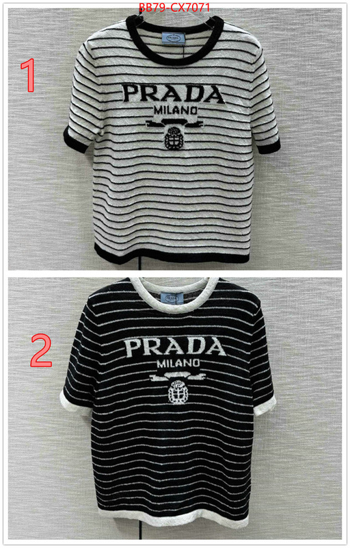 Clothing-Prada online sale ID: CX7071 $: 79USD