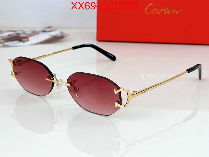 Glasses-Cartier 1:1 ID: GC6036 $: 69USD