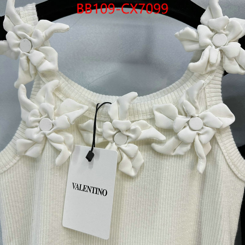 Clothing-Valentino replica 1:1 high quality ID: CX7099 $: 109USD